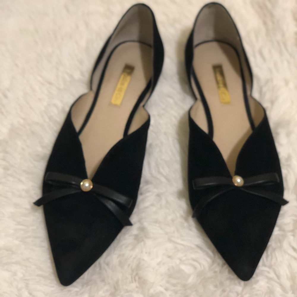 Louise et Cie | Black Suede Flats